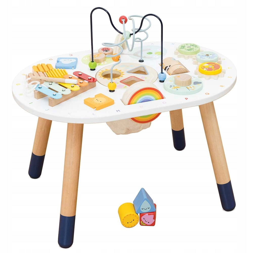 Wooden Educational Sensory Toy Table for Kids, Le Toy Van Table