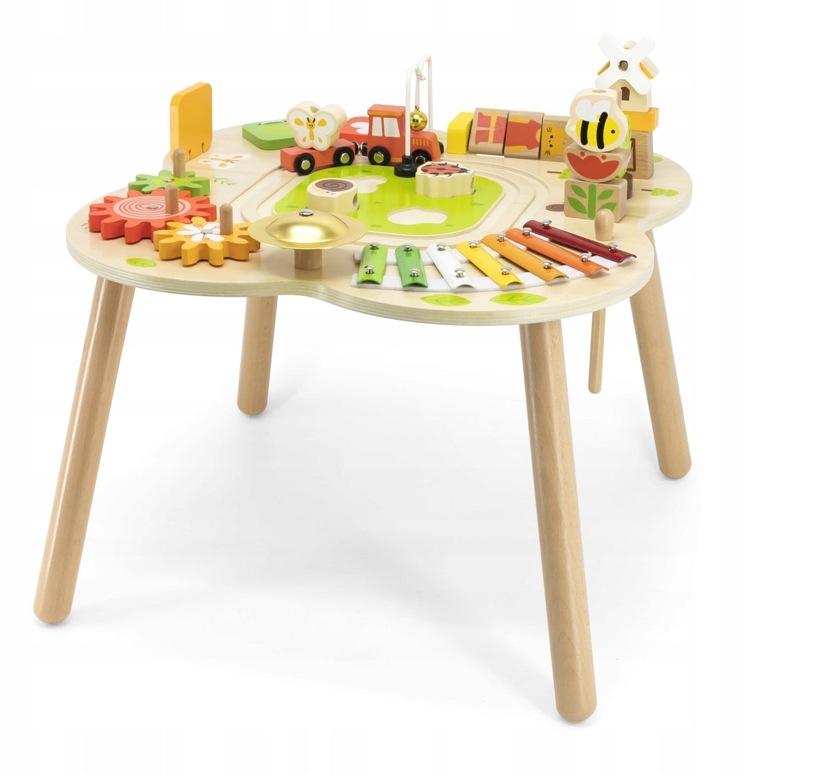 Wooden Educational Table Developmental Toy for 1 2 3 Year Old Brand Viga