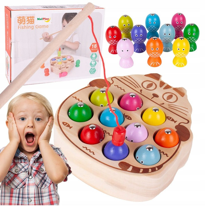 Wooden Fishing Game SUPER TOY FOR KIDS GIFT TOYS