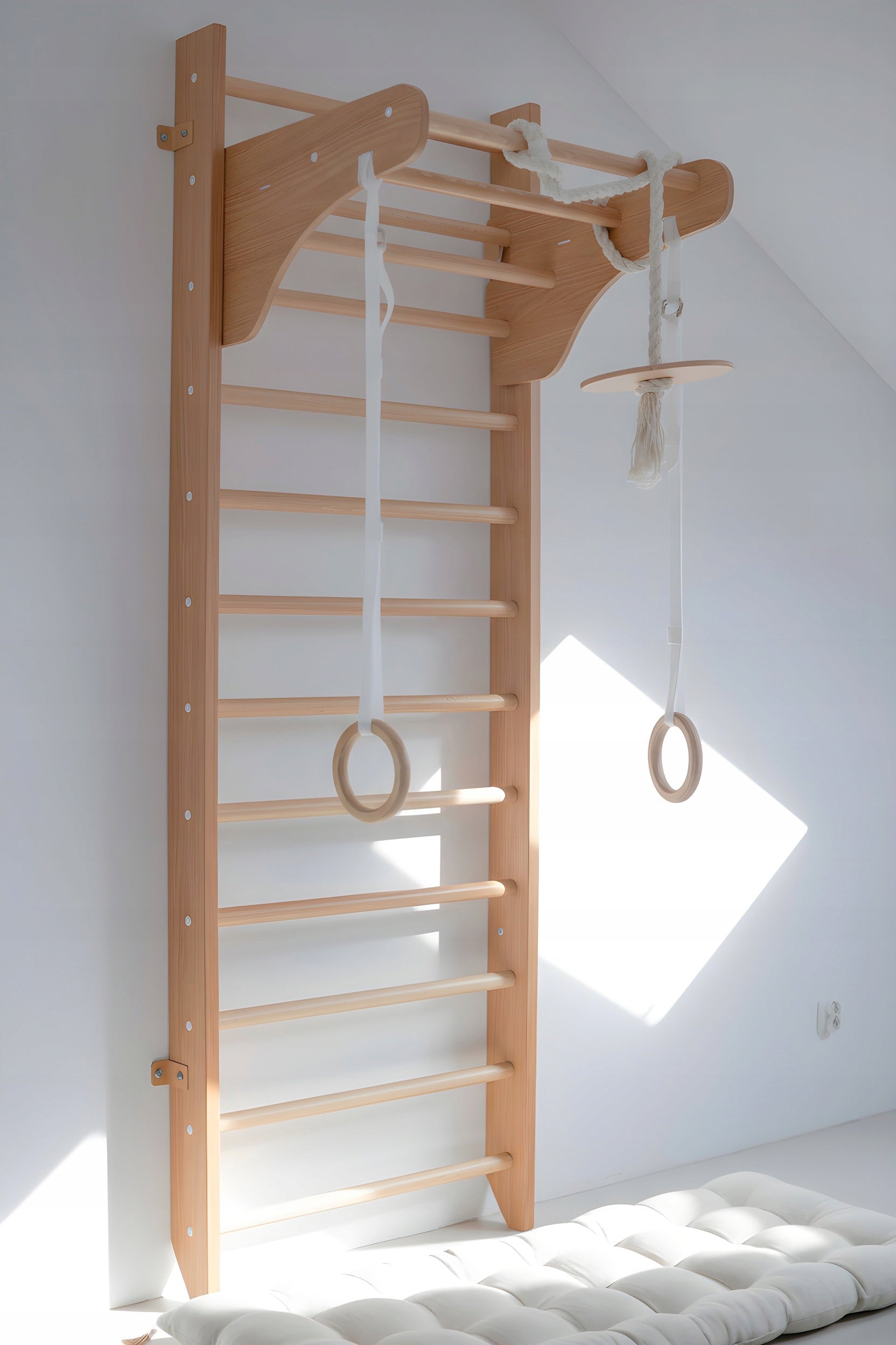 Wooden Gymnastic Ladder For Children For Room PN-EN PUBLIC CERTIFICATE