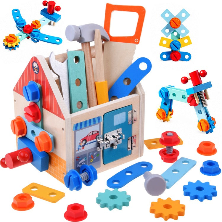 Wooden House DIY Kit Tools Wedding Twisting 5905258548944