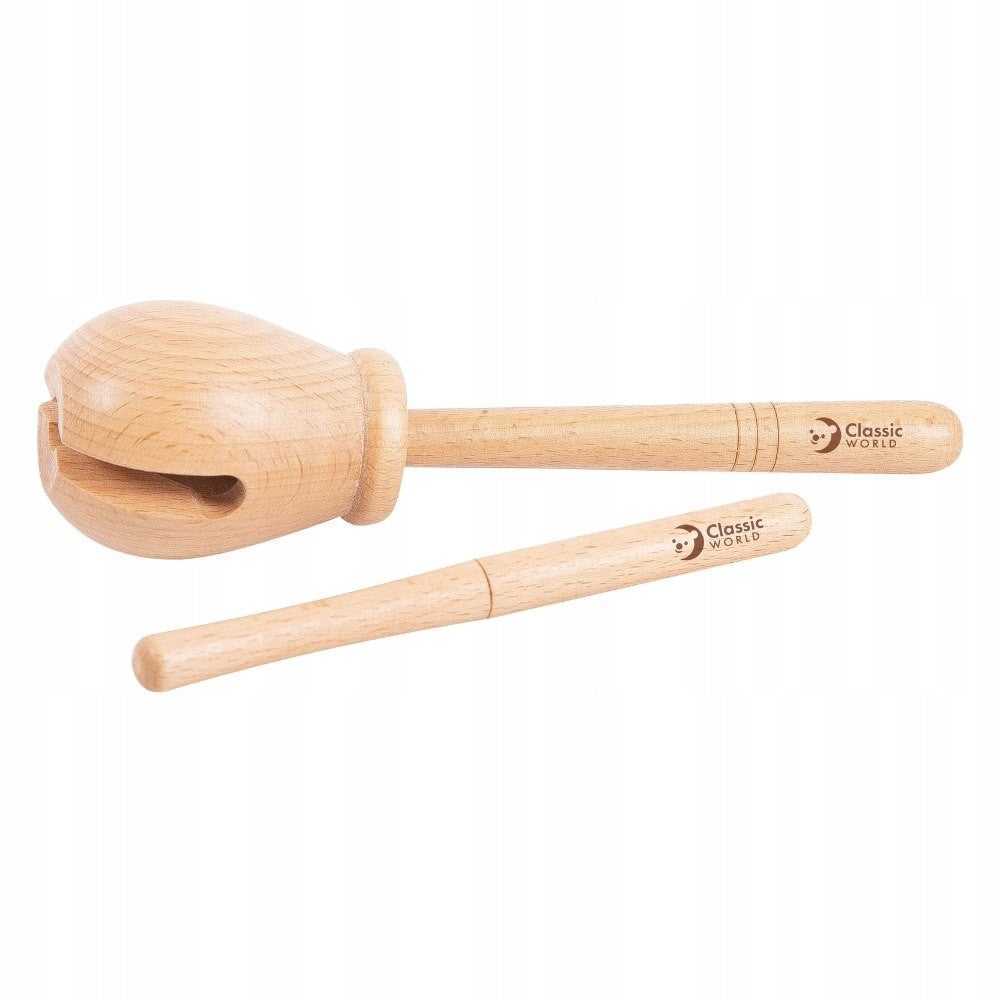 Wooden Instrument Musical Toy Knocker CLASSIC WORLD Manufacturer code CW70178