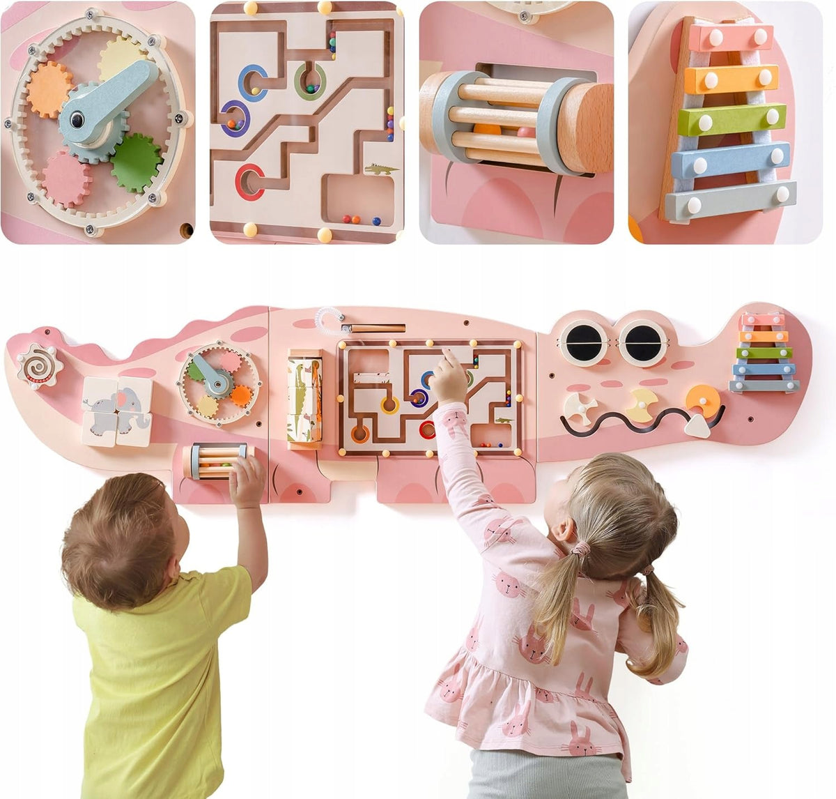Wooden Montessori board activity center ROBUD