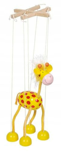 Wooden Puppet on strings Giraffe Goki