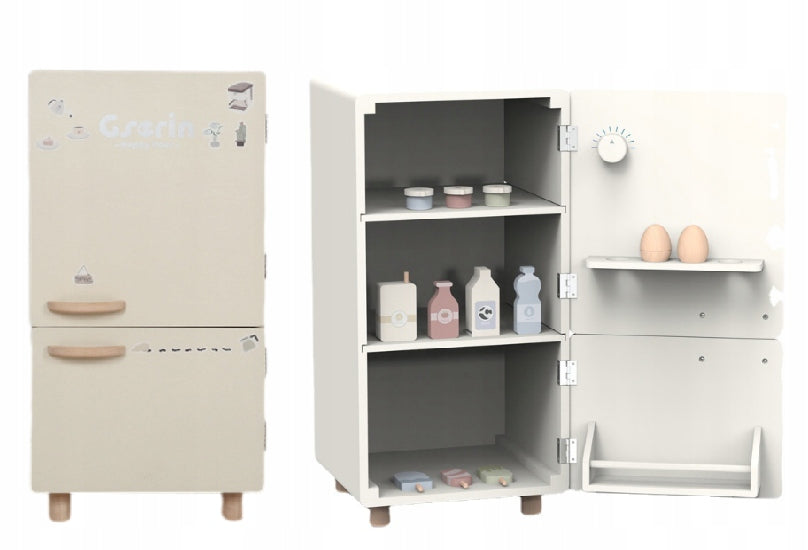 Wooden Refrigerator For Children's Kitchen Accessory Set XXL