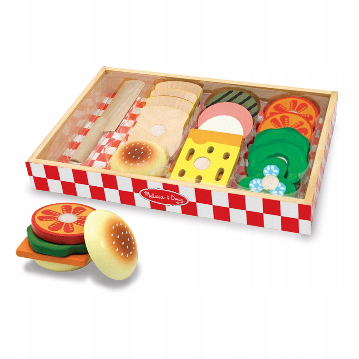Wooden Sandwich Making Set Food