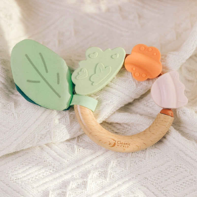 Wooden Sensory Teether Eko for Infants 0m+ Classic World Brand Classic World