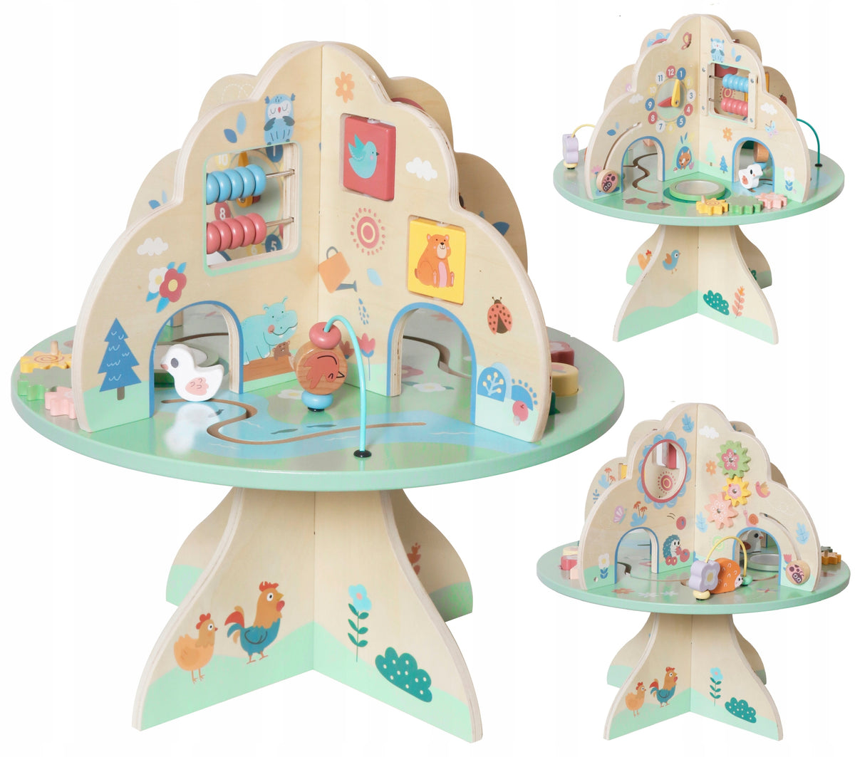 Wooden Table Educational Table Multifunctional Sensory Tree EAN (GTIN) 5904996064945
