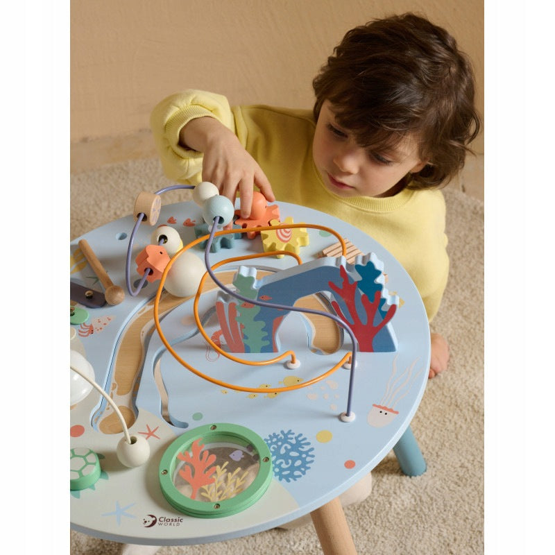 Wooden Table Marine Activities Musical and Educational Life Classic World Brand Classic World