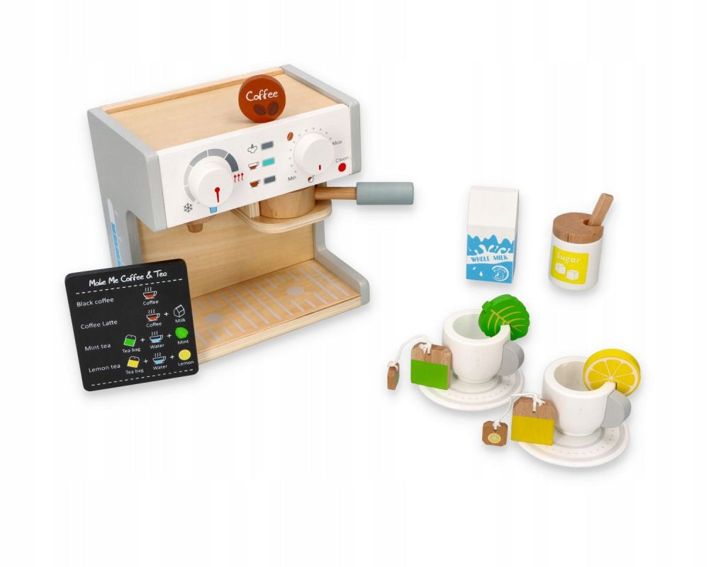 Wooden Tea Maker for Kids Lelin Kitchen Set Batteries included no