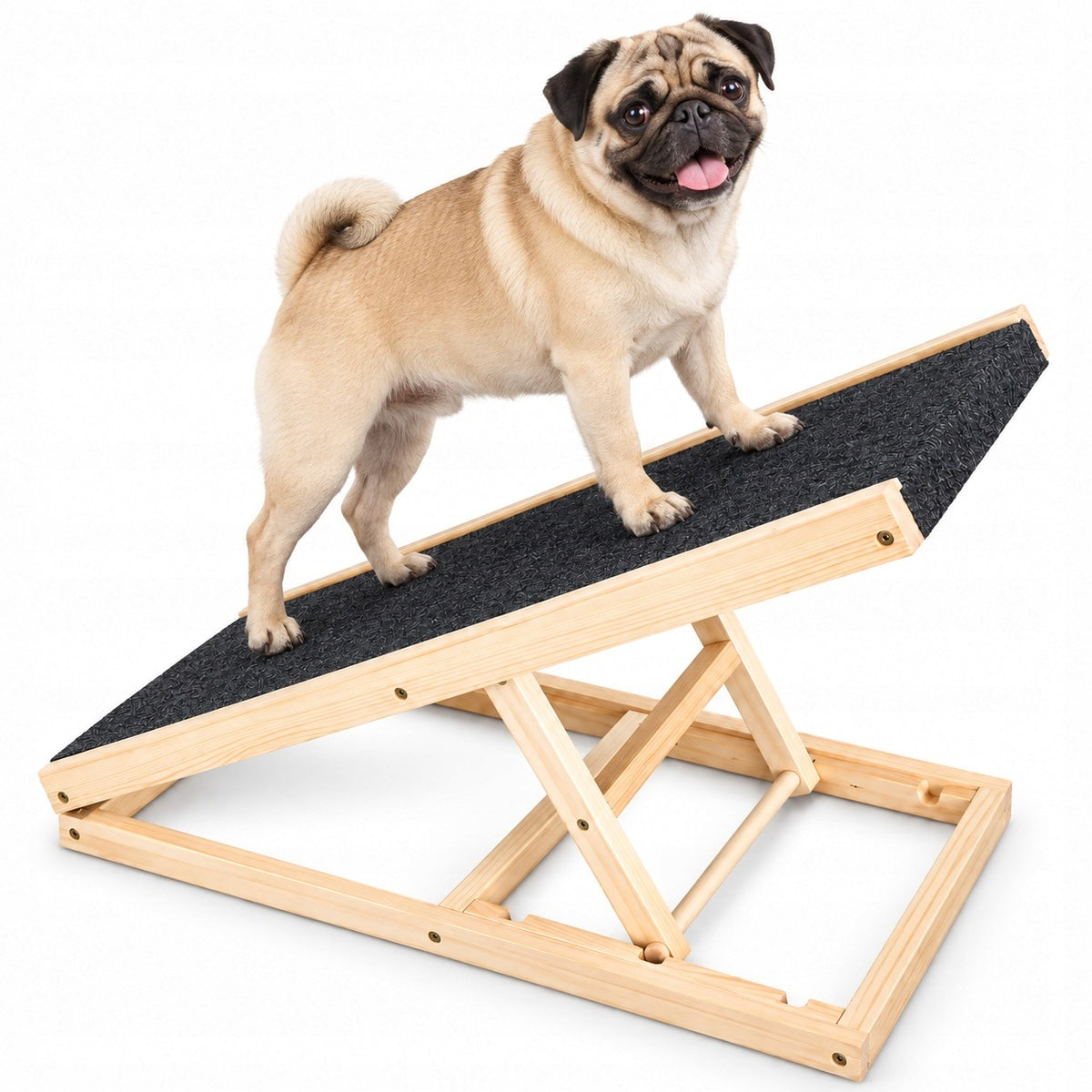 Wooden adjustable ramp for animals 3 height 70 cm Polish Product