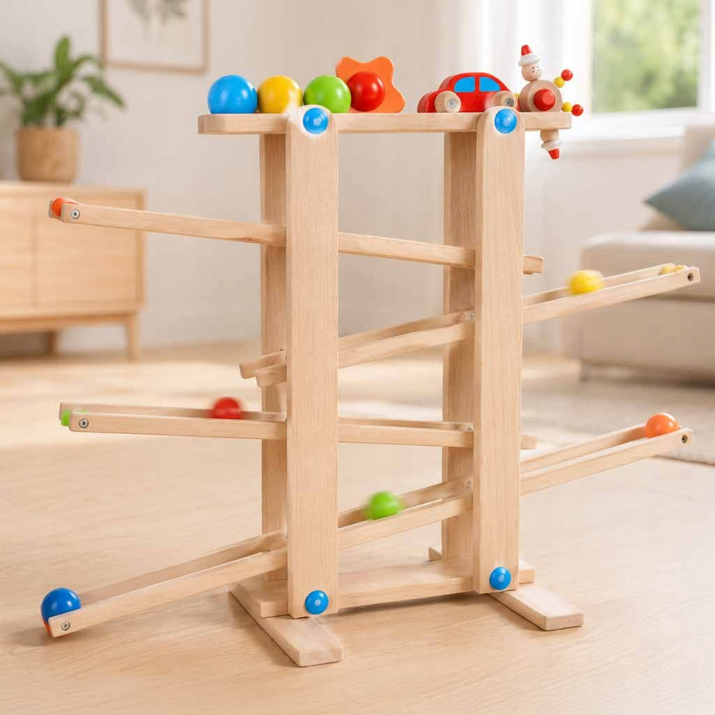 Wooden ball track Kulodrom montessori XXL Brand Ikonka