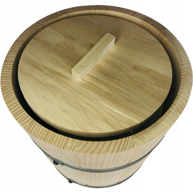 Wooden barrel for pickling cabbage and cucumbers, 10 l EAN (GTIN) 5905523840452