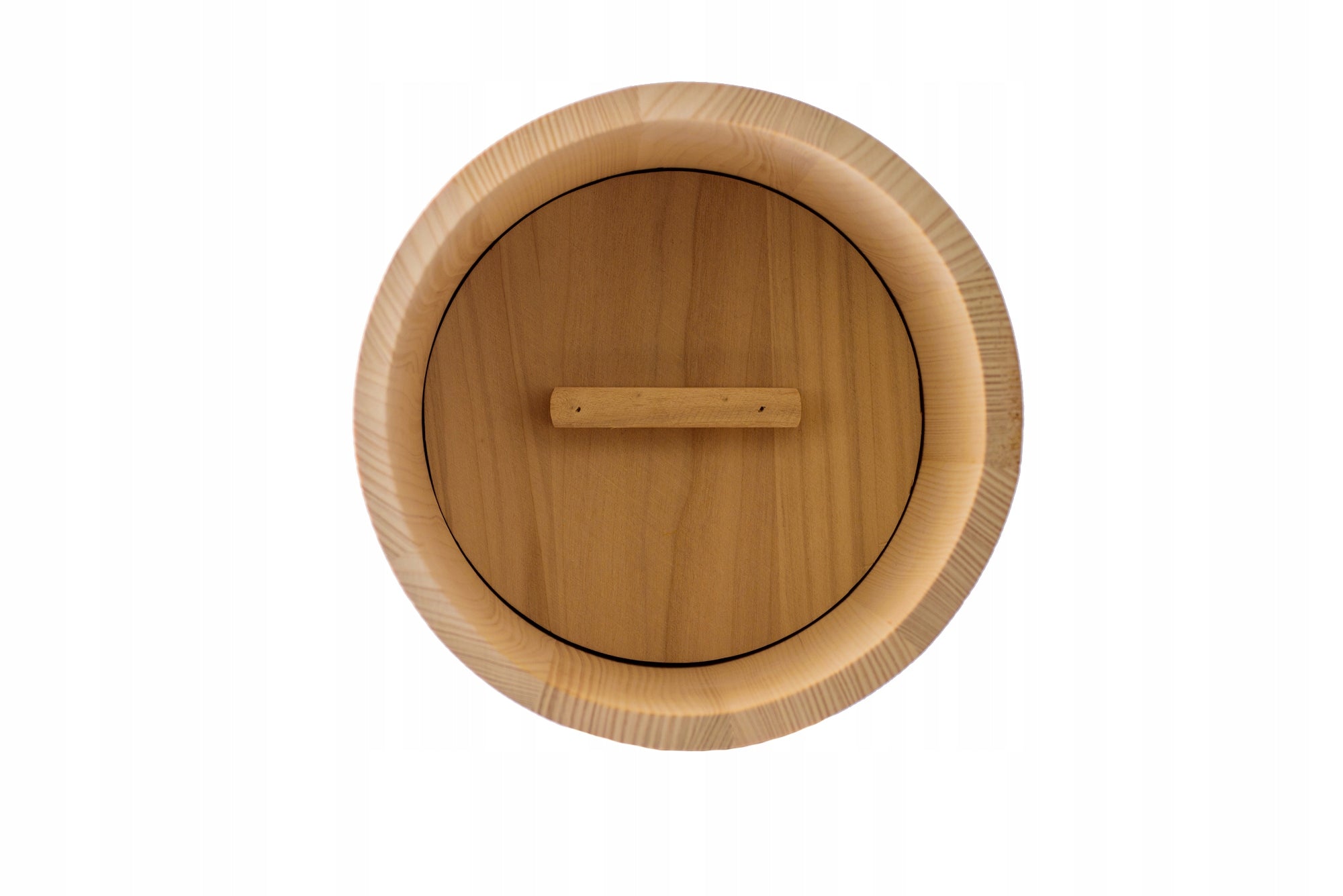 Wooden barrel for pickling cabbage, cucumbers 10 L Color brown