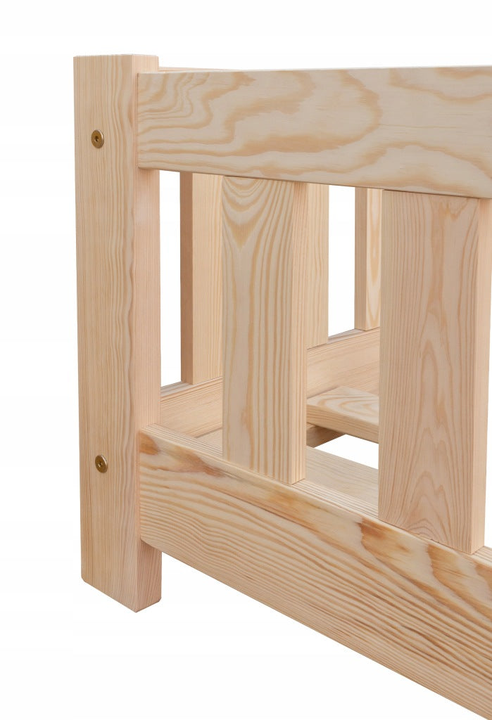 Wooden bed for children SPANEK 160x80cm pine with mattress and frame Manufacturer code Spanek