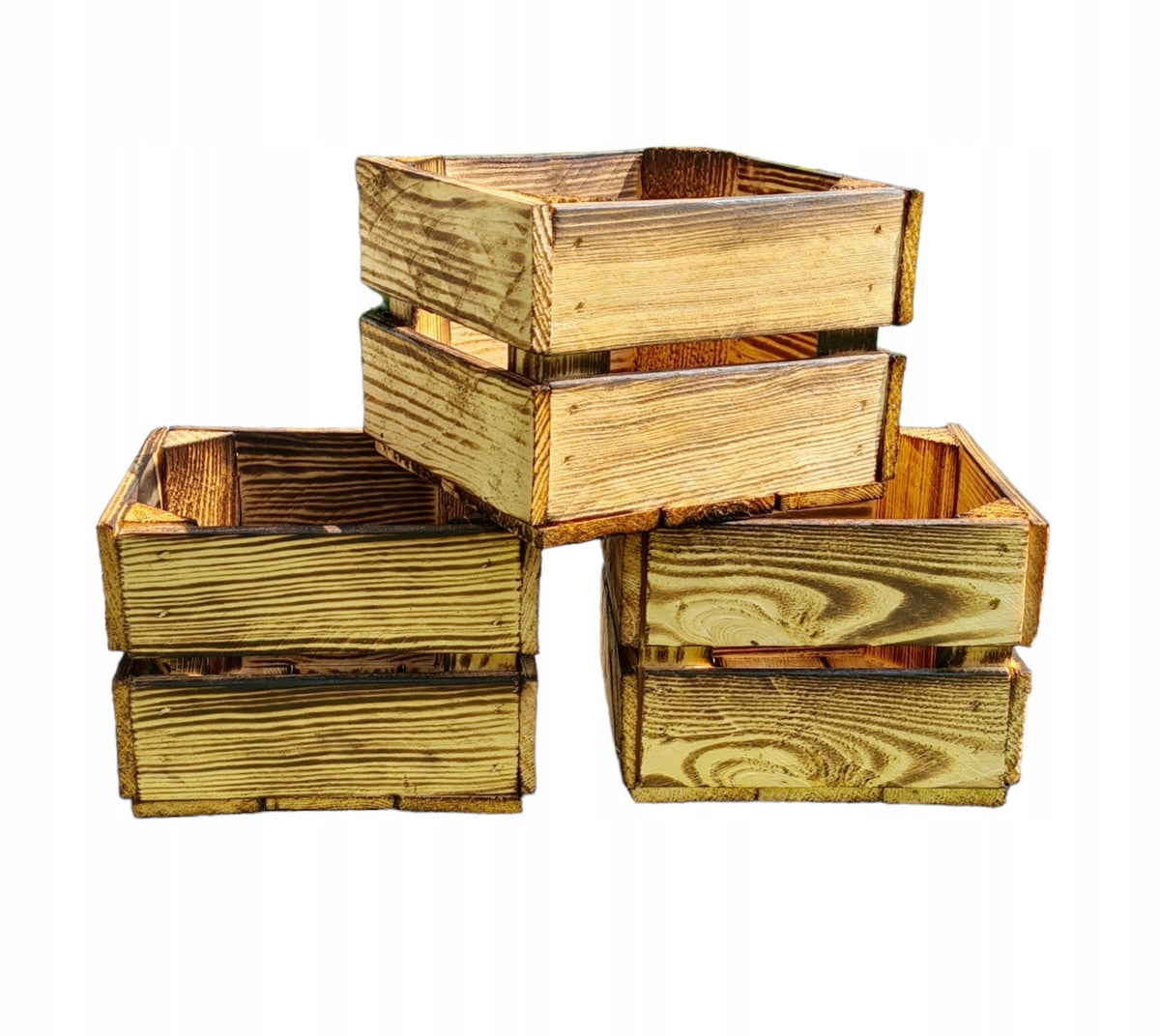 Wooden box fired box 22x20x15