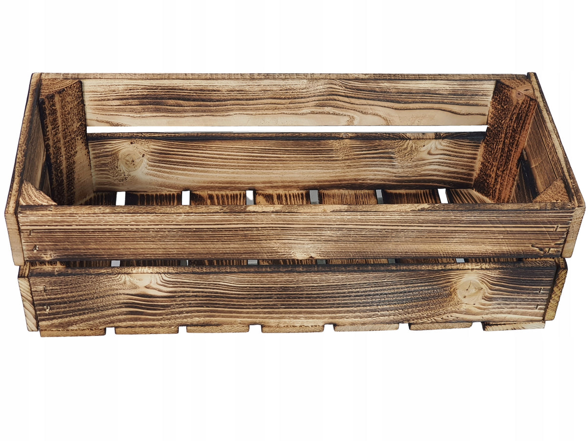 Wooden box new tan 50X20X15cm