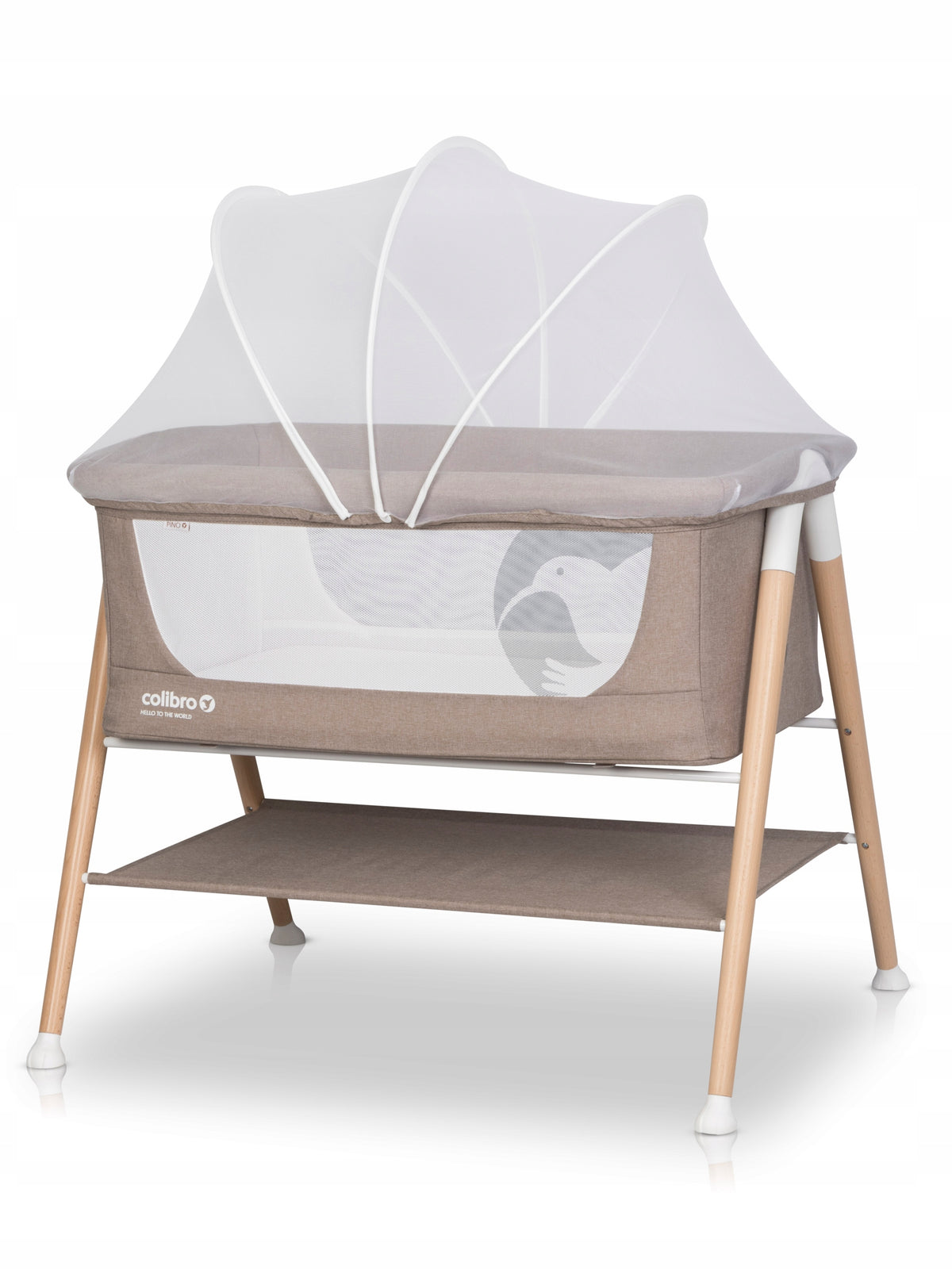Wooden cot Colibro beige light 70x90 cm Manufacturer code Łóżeczko dziecięce PINO marki COLIBRO