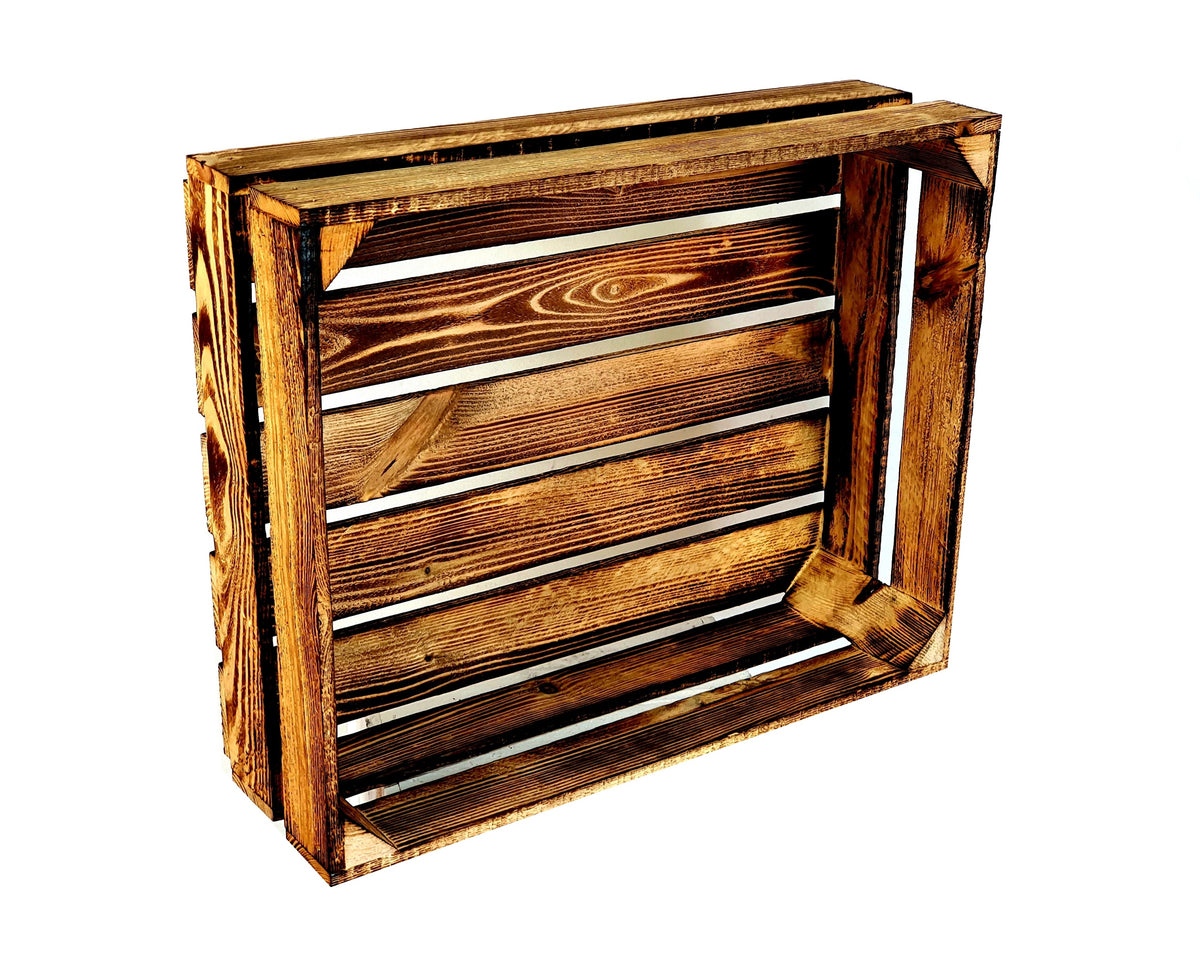 Wooden fired box. Shelf tray Capacity 1 l