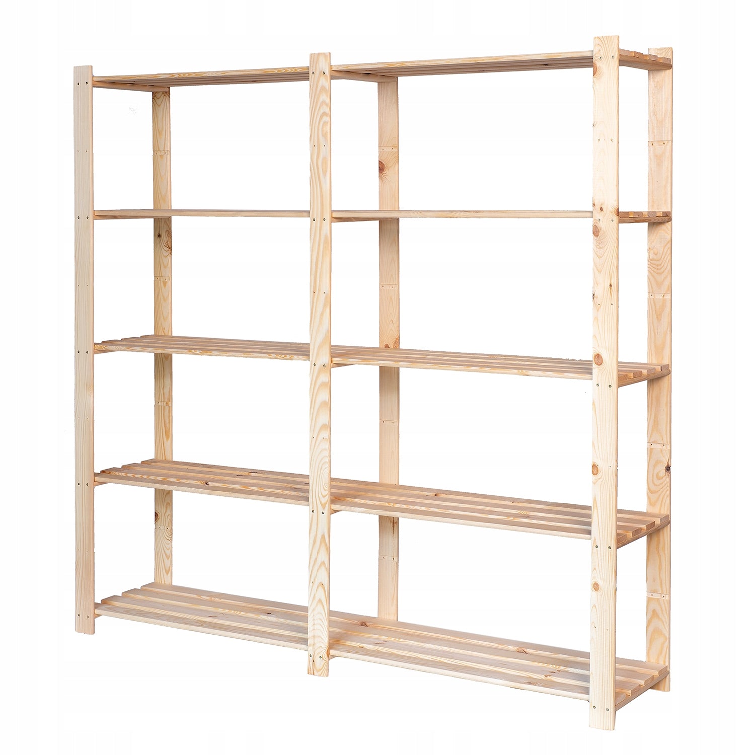 Wooden garage office bookcase for pantry 5 shelves 170x170x38cm MANUFACTURER