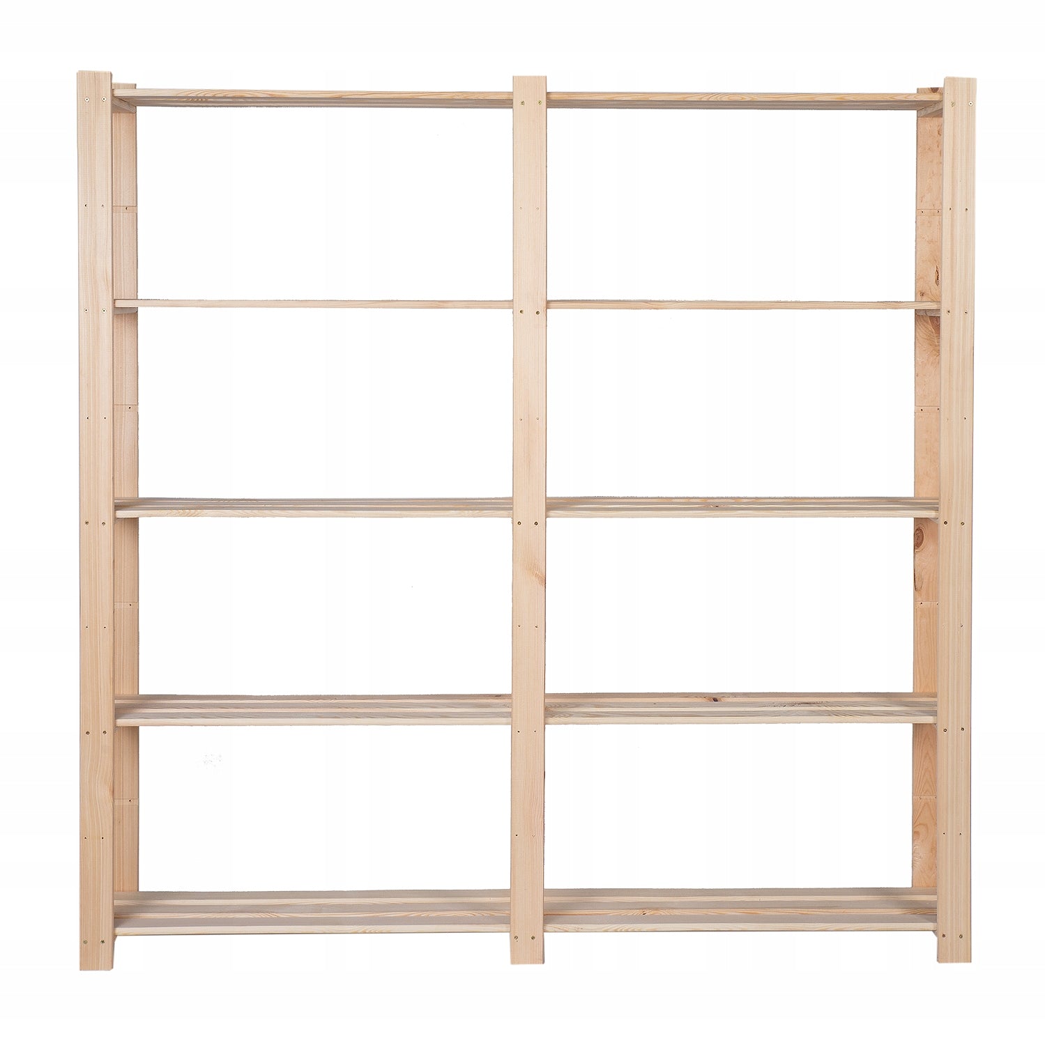 Wooden garage office shelving unit for pantry 5 shelves 170x170x28cm MANUFACTURER Manufacturer code R-02