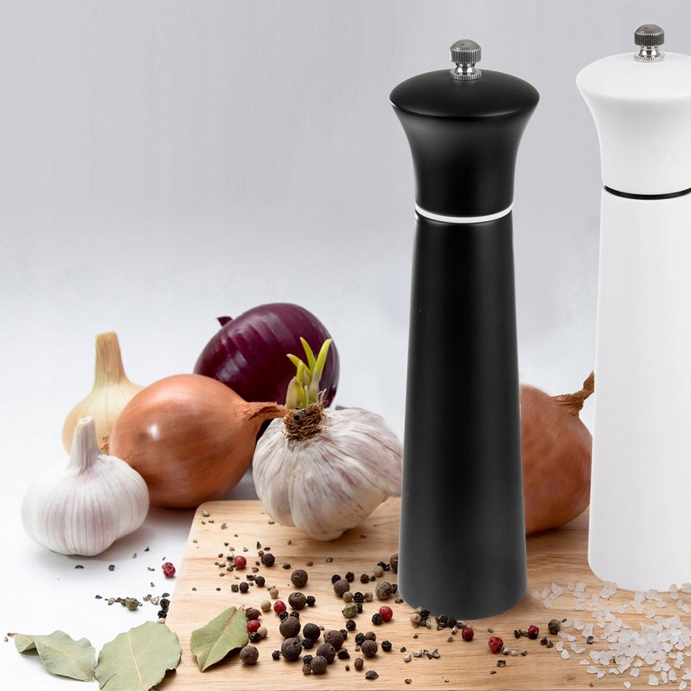 Wooden grinder for grinding spices pepper salt black 21,5 cm Packaging status original