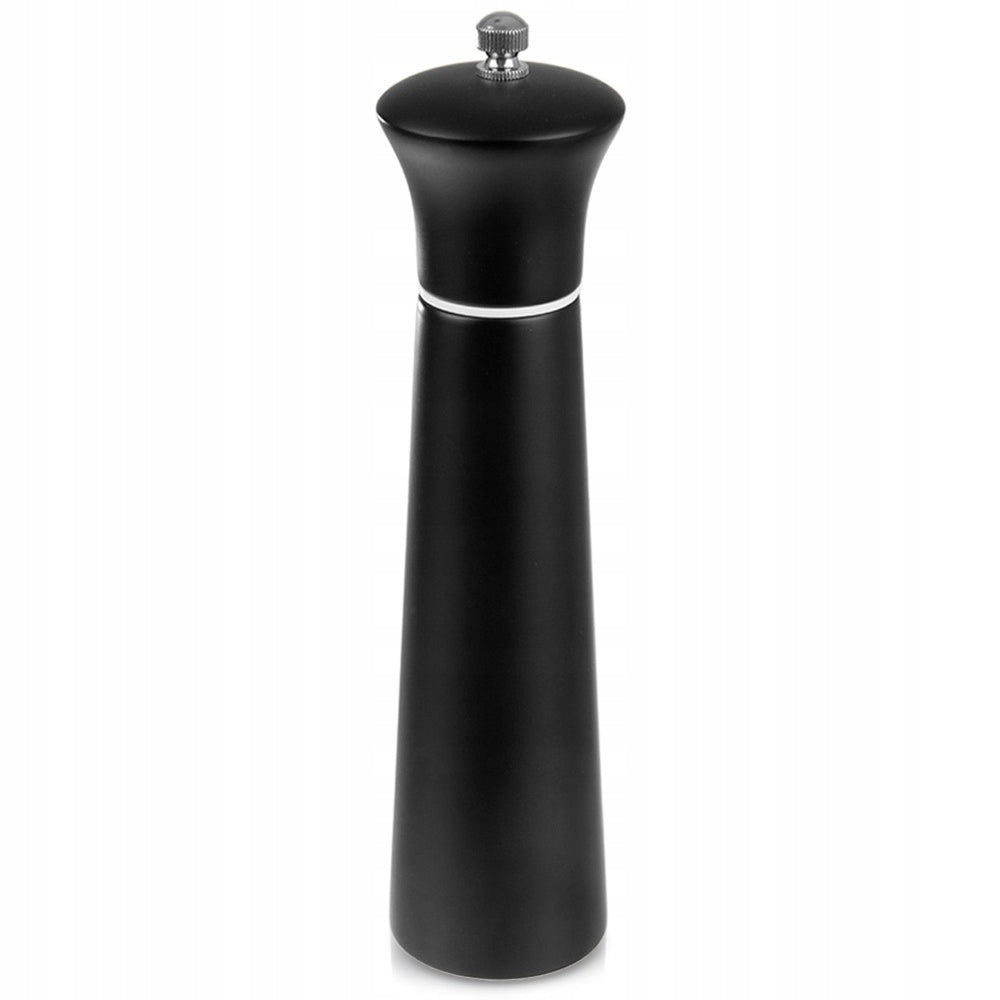 Wooden grinder for grinding spices pepper salt black 21,5 cm