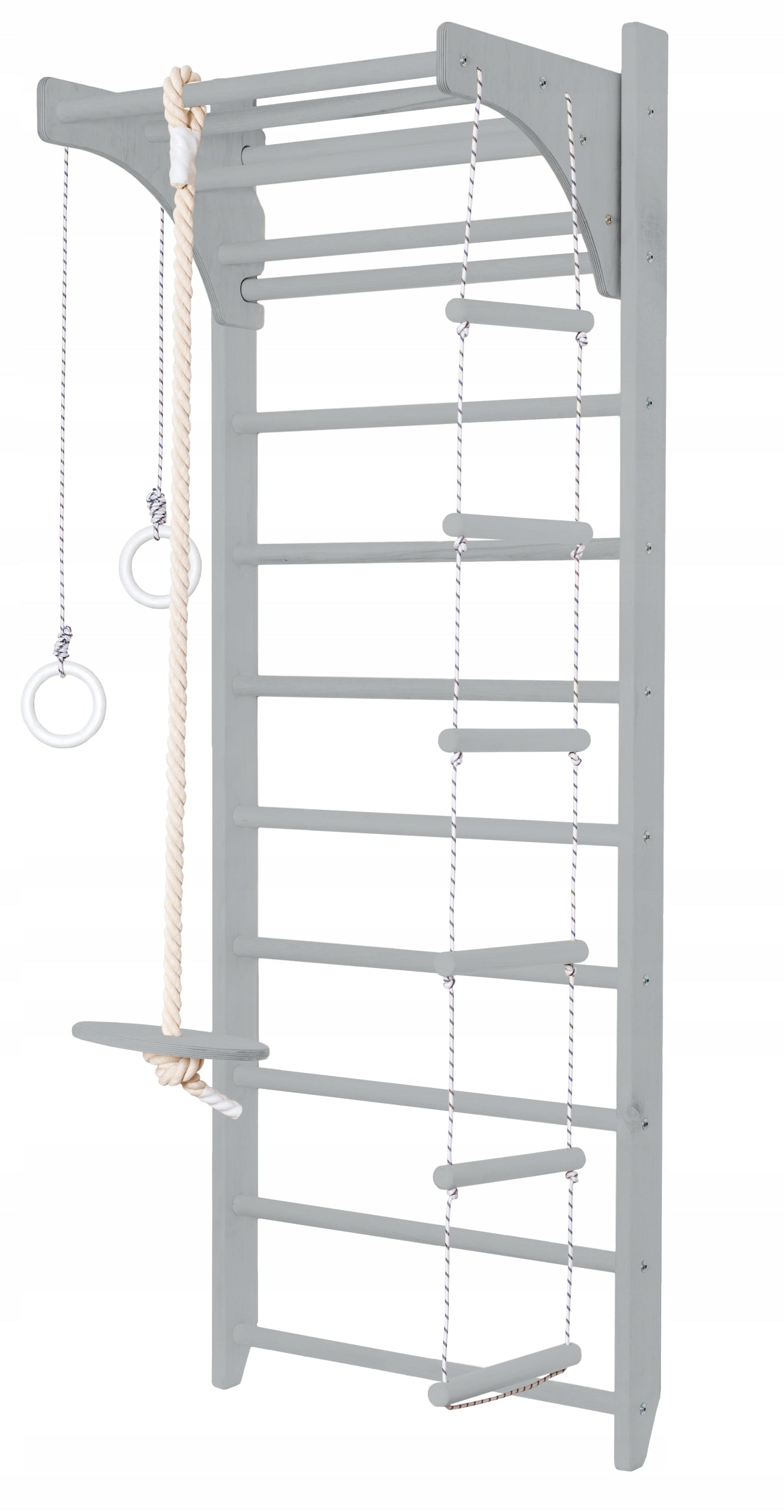 Wooden gymnastic ladder GREY 220 cmx80 cm