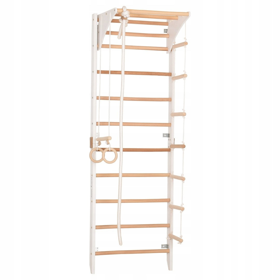 Wooden gymnastic ladder RINAGYM Kombi 2 White 230cm - from the manufacturer