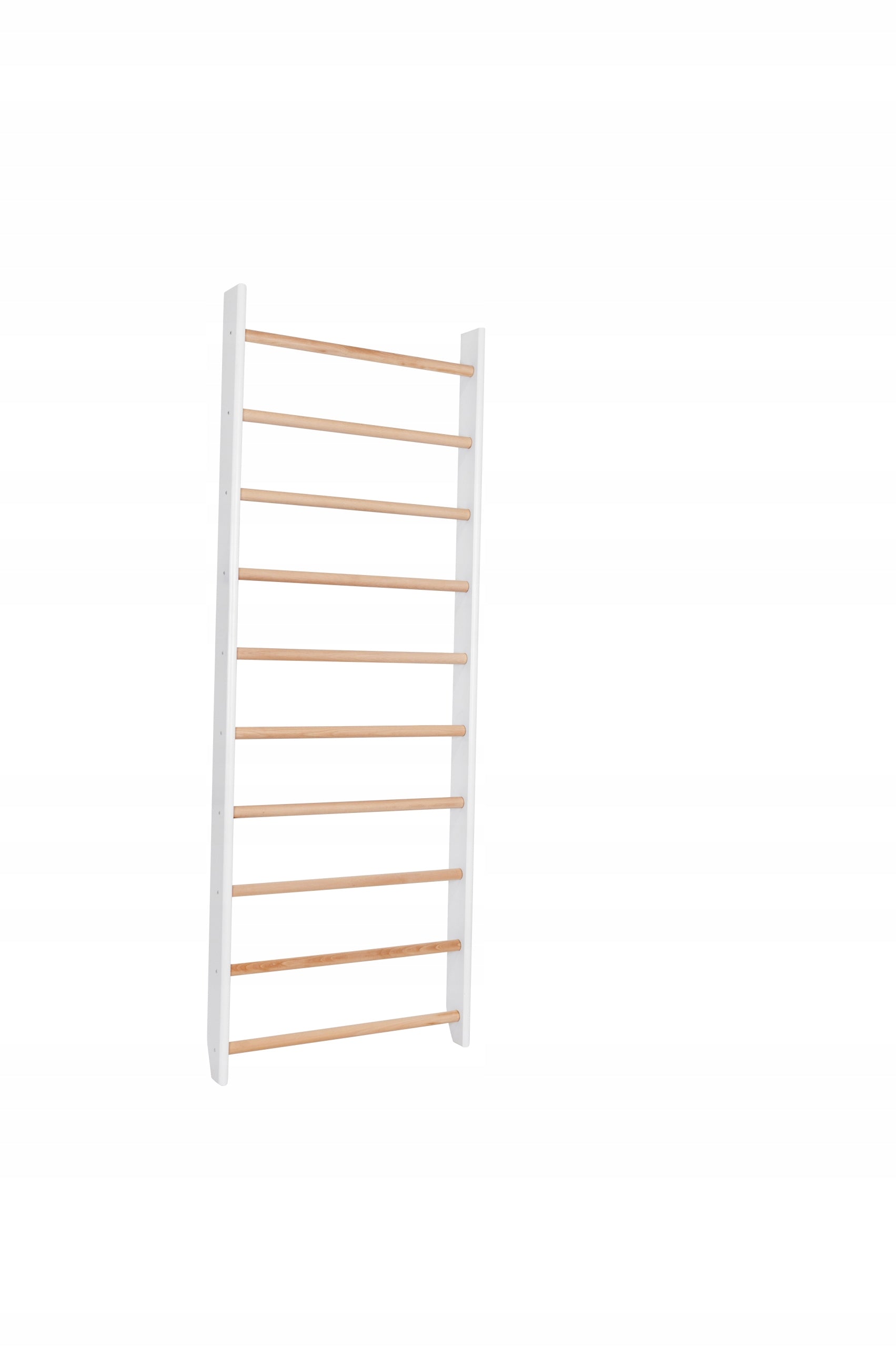 Wooden gymnastic ladder white sides BUK 240 Brand Pelltech