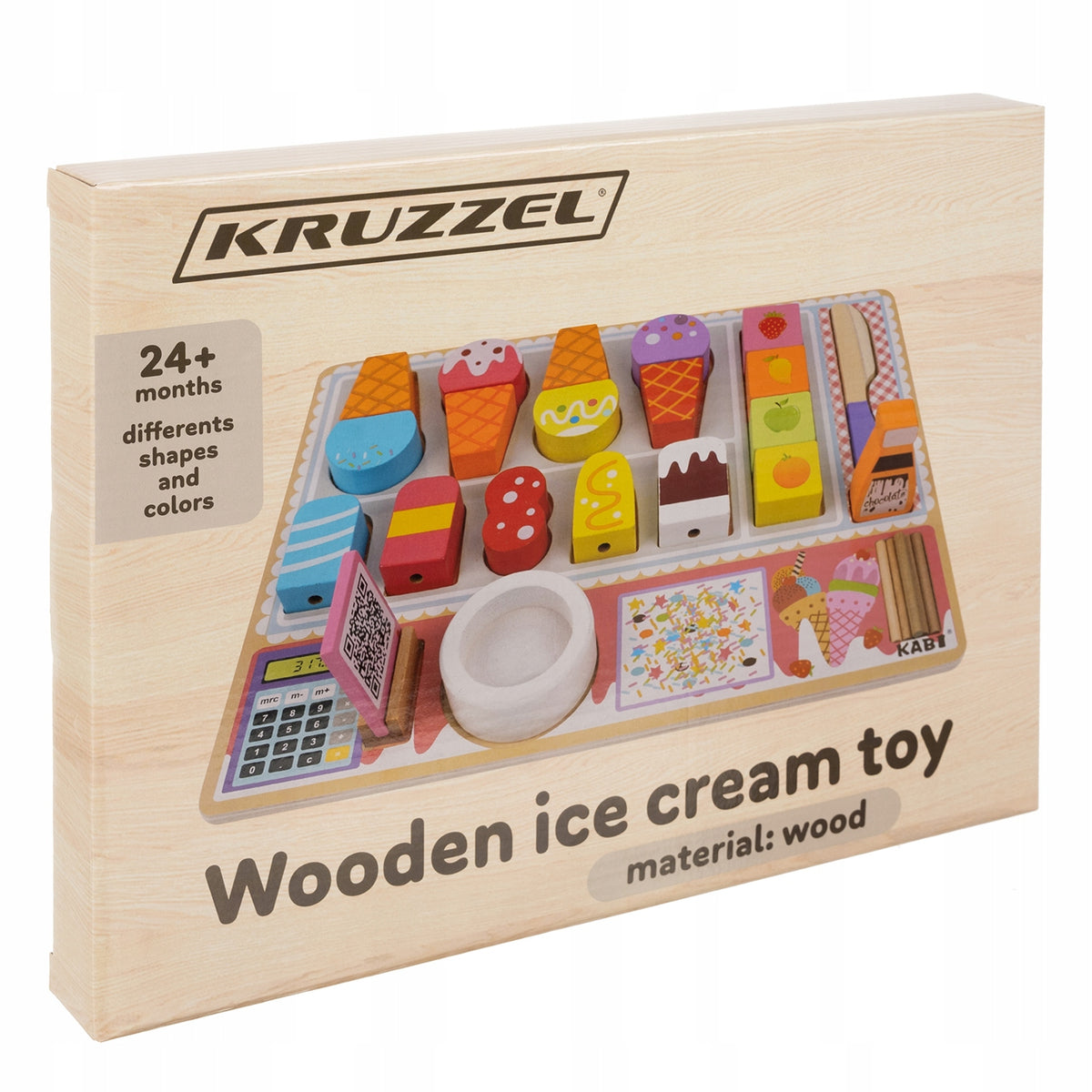 Wooden ice cream shop Kruzzel 22494 Kruzzel Brand Kruzzel