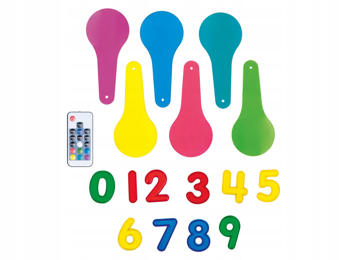 Wooden light box MONTESSORI Numbers Colors Gender boys girls unisex