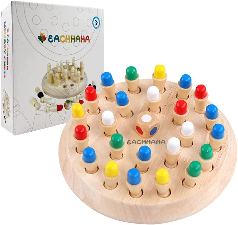Wooden memory Montessori - memory game for children and seniors