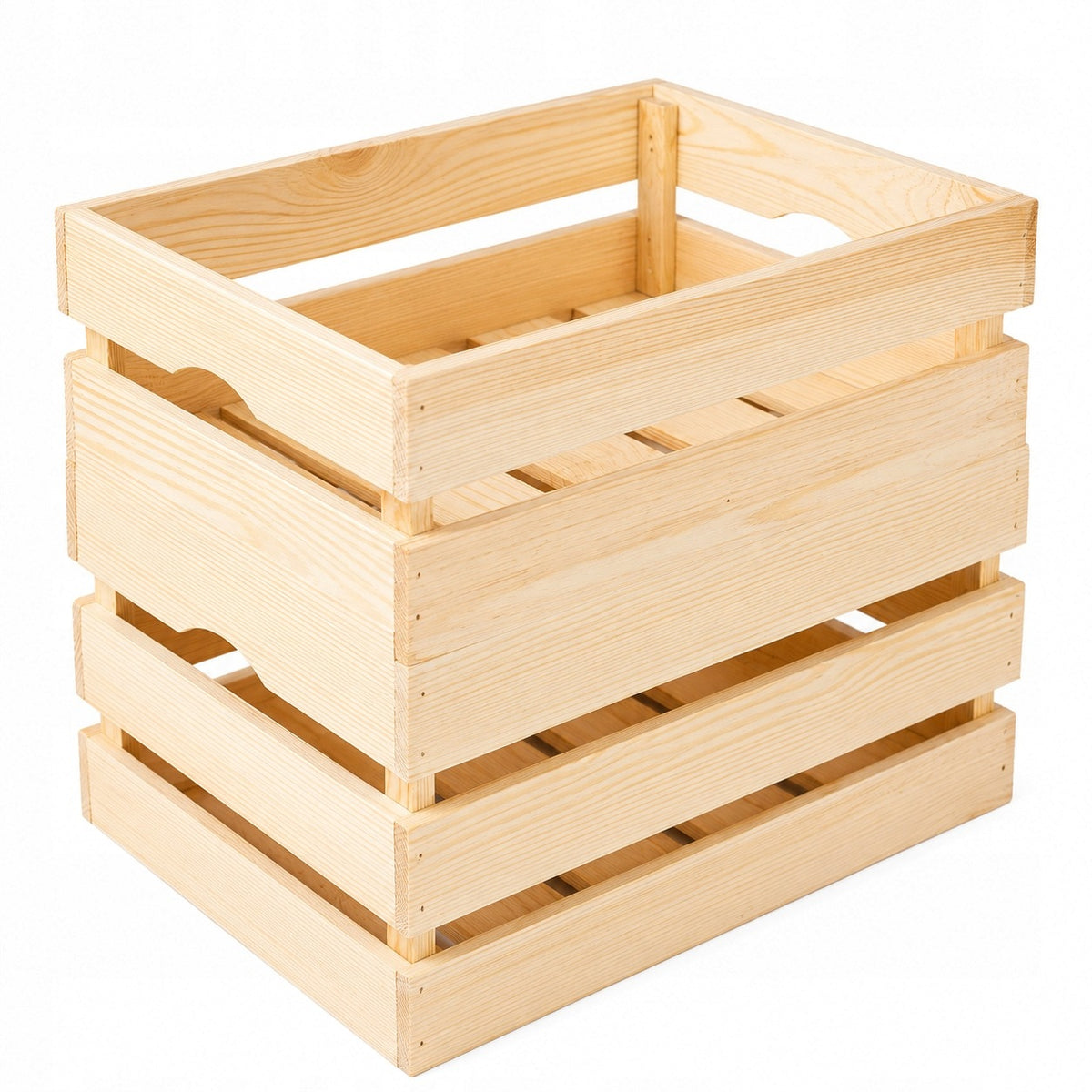 Wooden pine box 40x30x24 with vegetable holders FSC organizer Manufacturer code 6012