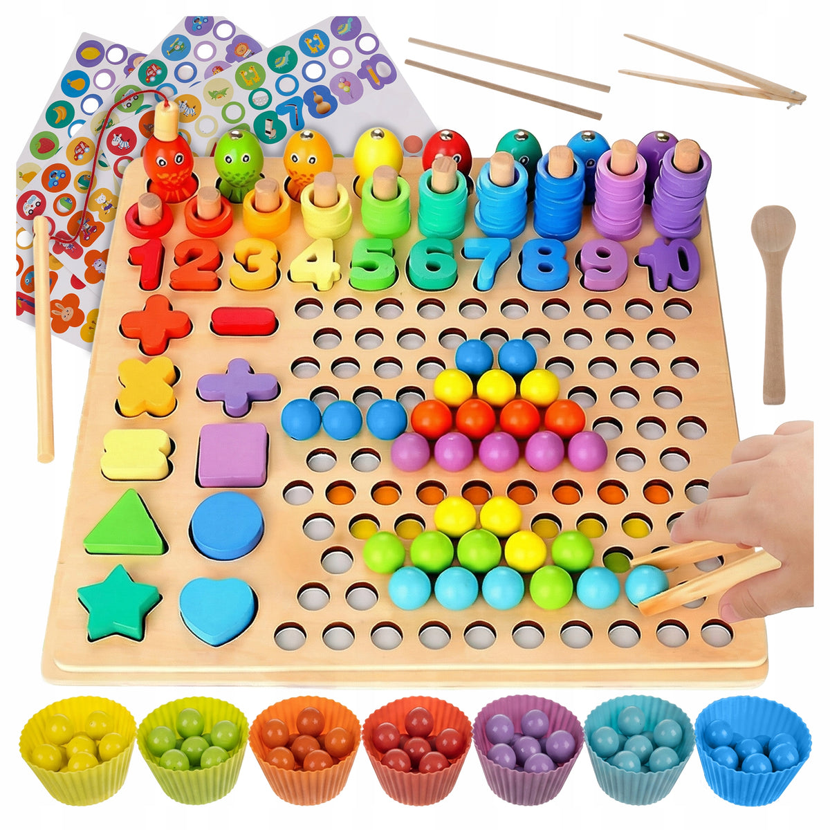 Wooden puzzle- beads DU17252 Kruzzel