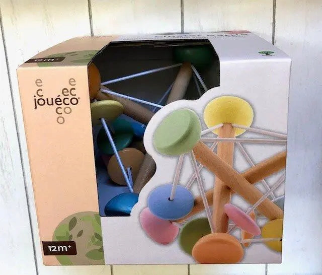 Wooden rattle Joueco Color multicolor