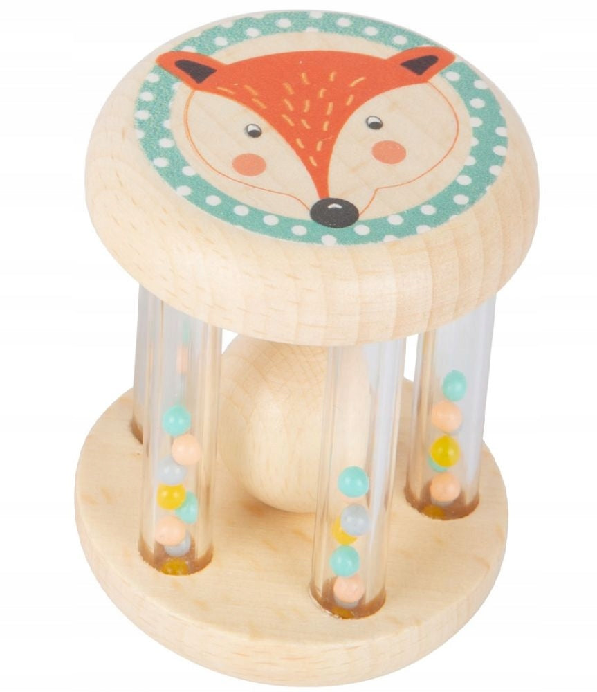 Wooden rattle for children roll LIS SFD