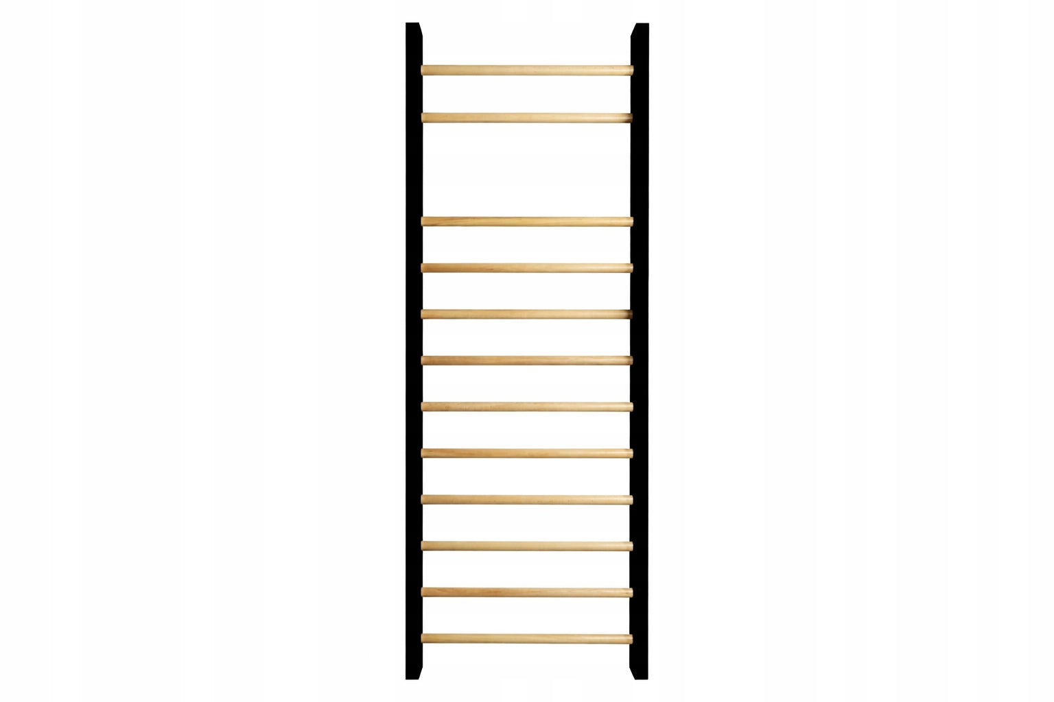 Wooden rehabilitation gymnastic ladder 220X80 BLACK CERTIFICATE Manufacturer code 220X80BLACK