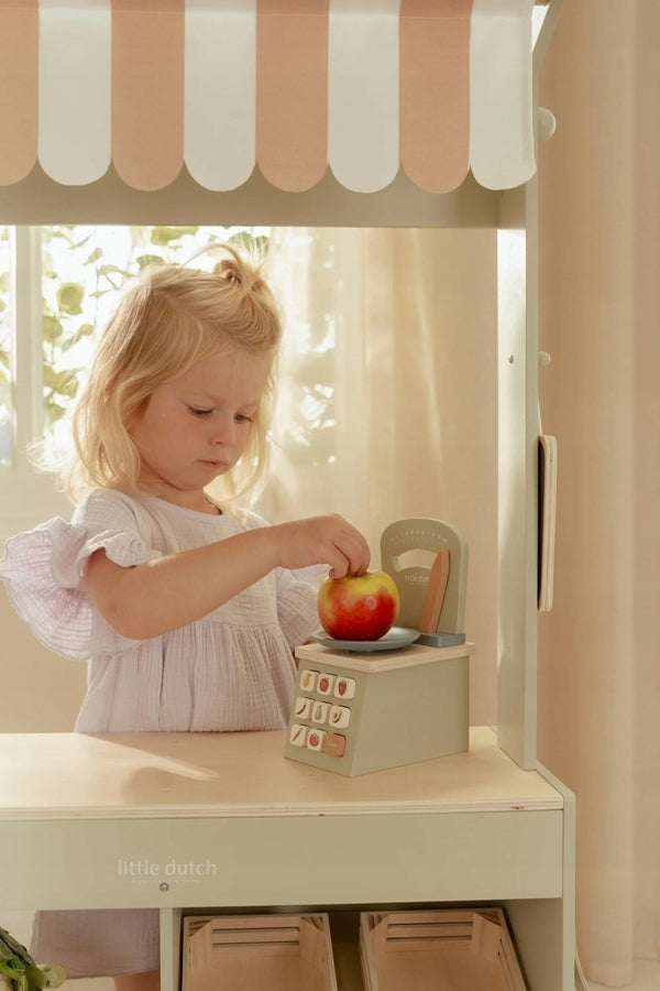 Wooden scale for playing in the store Little Dutch 3+ Brand Little Dutch