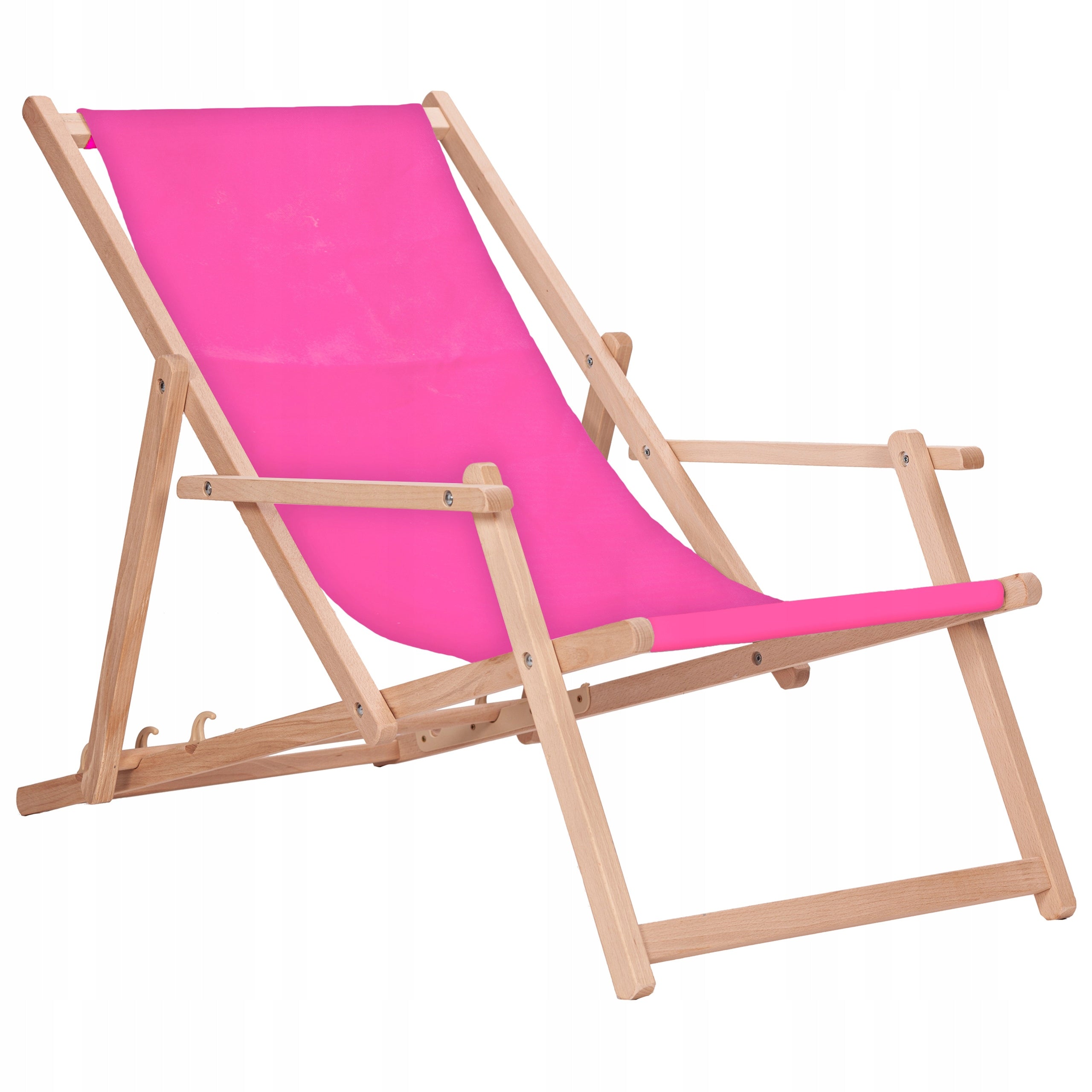 Wooden sun lounger with armrests M8 Melange garden San-Drew TPM8 Packaging status original