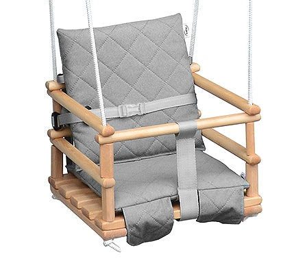 Wooden swing for a child with a pillow for the Garden House 4in1 Belts Poland Brand Skyline