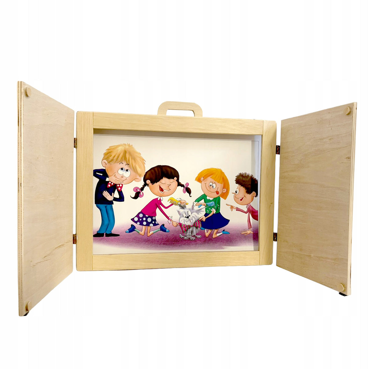 Wooden theater kamishibai (butai) A3 Kid's age 16＋ years