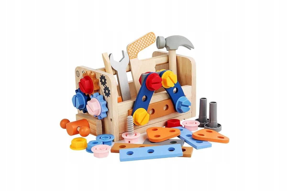 Wooden tool box BNF workshop for children educational toy