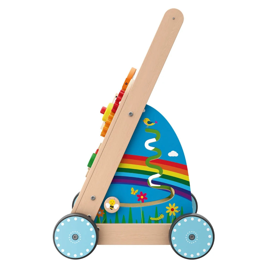 Wooden walker interactive pusher child educational ride Playtive Brand Playtive