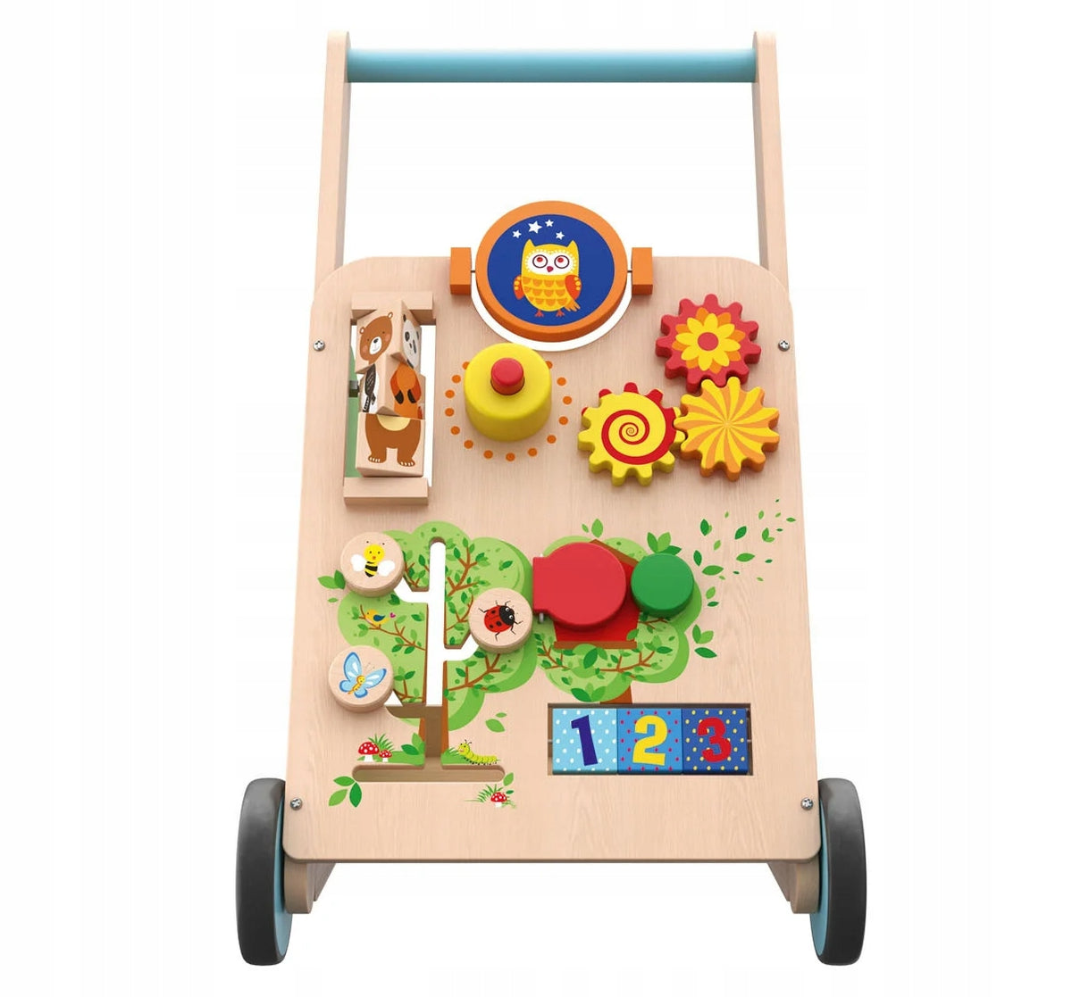 Wooden walker interactive pusher child educational ride Playtive Manufacturer code HA-11074