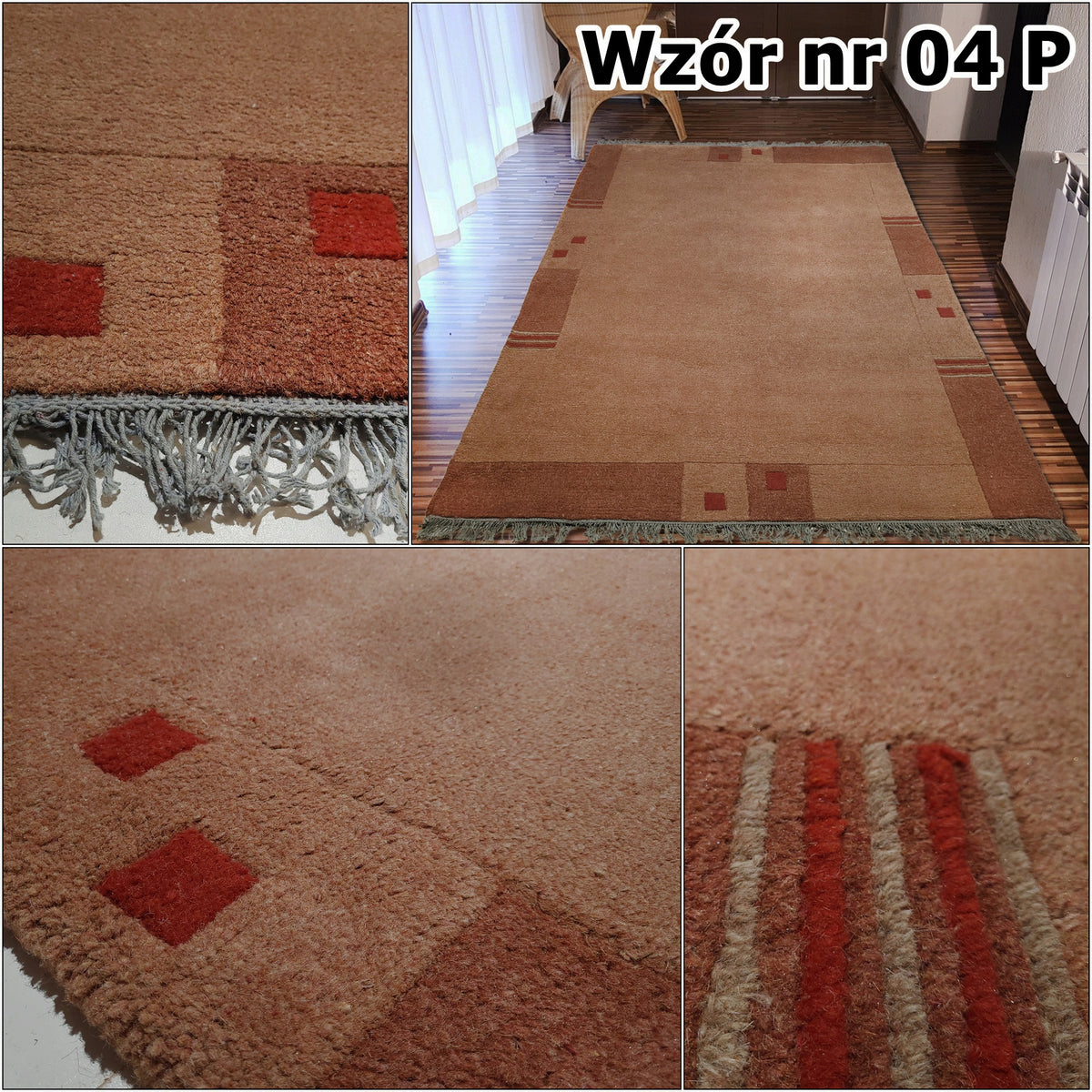 Wool Carpet 170x250 Indian 100% Natural Thick Alsea Manufacturer code Alsea Wool 170x250