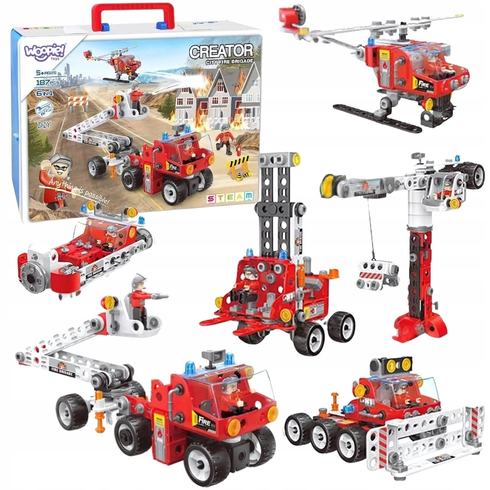 Woopie Baby Building Blocks Fire Brigade 187 elements toy for dz