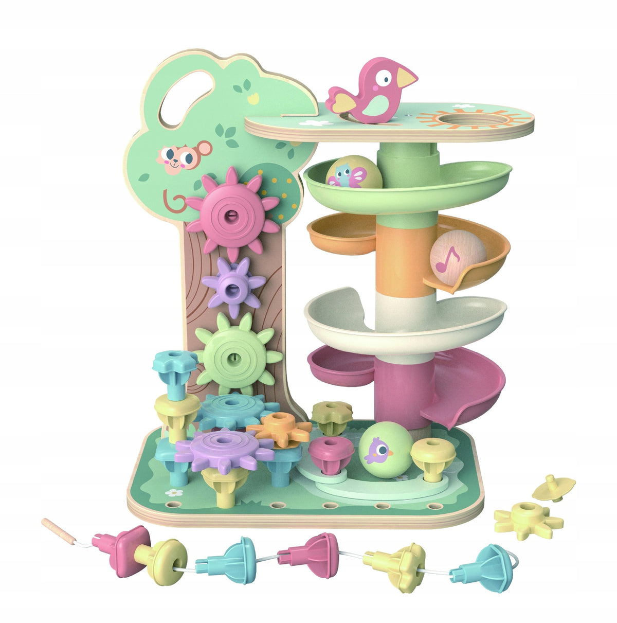 Woopie Green Active Montessori Bullet Tree Interleaved 39 el.