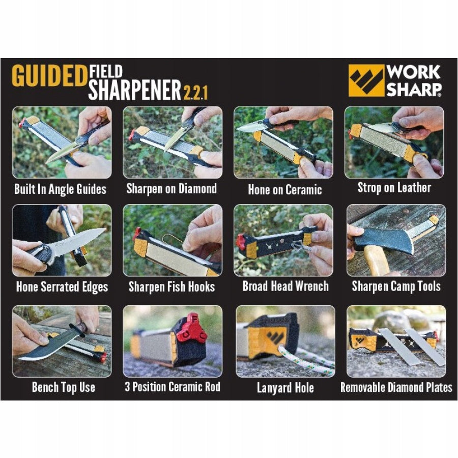Work Sharp Guided Field Sharpener Manufacturer code Wsgfs221