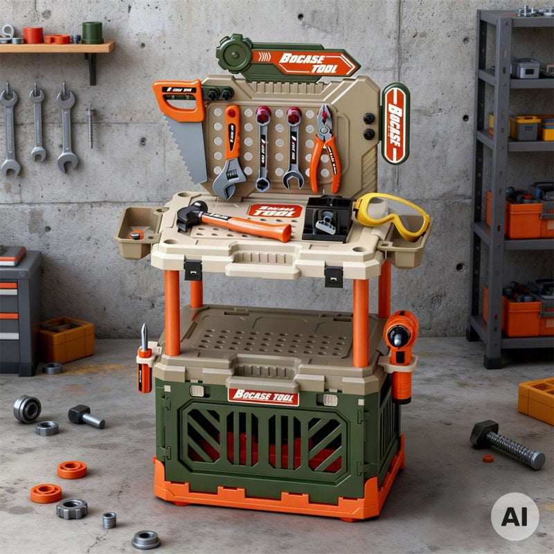 Workshop 4in1 DIY Kit Battery Operated Drill Akc 90el WOOPIE Packaging status original